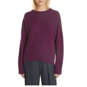 Vince Cashmere Oversize Mulberry purple sweater size XL
